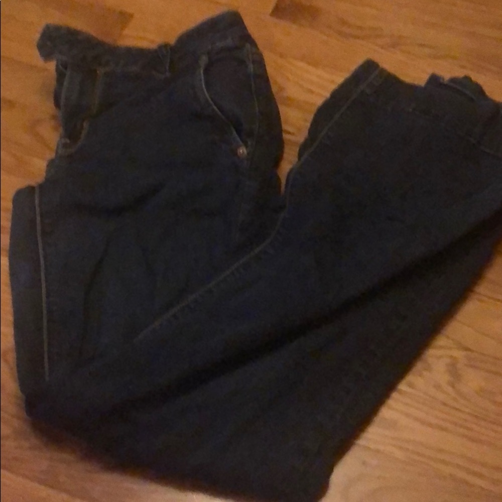 Super wide leg jeans
